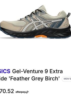 ASICS Gel-Venture 9 Men’s  Size 10 Trail/Hiking/Running